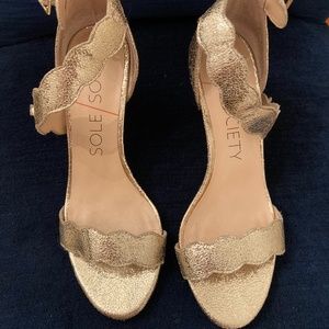 Sole Society Pia Ankle Strap Sandal 7.5
